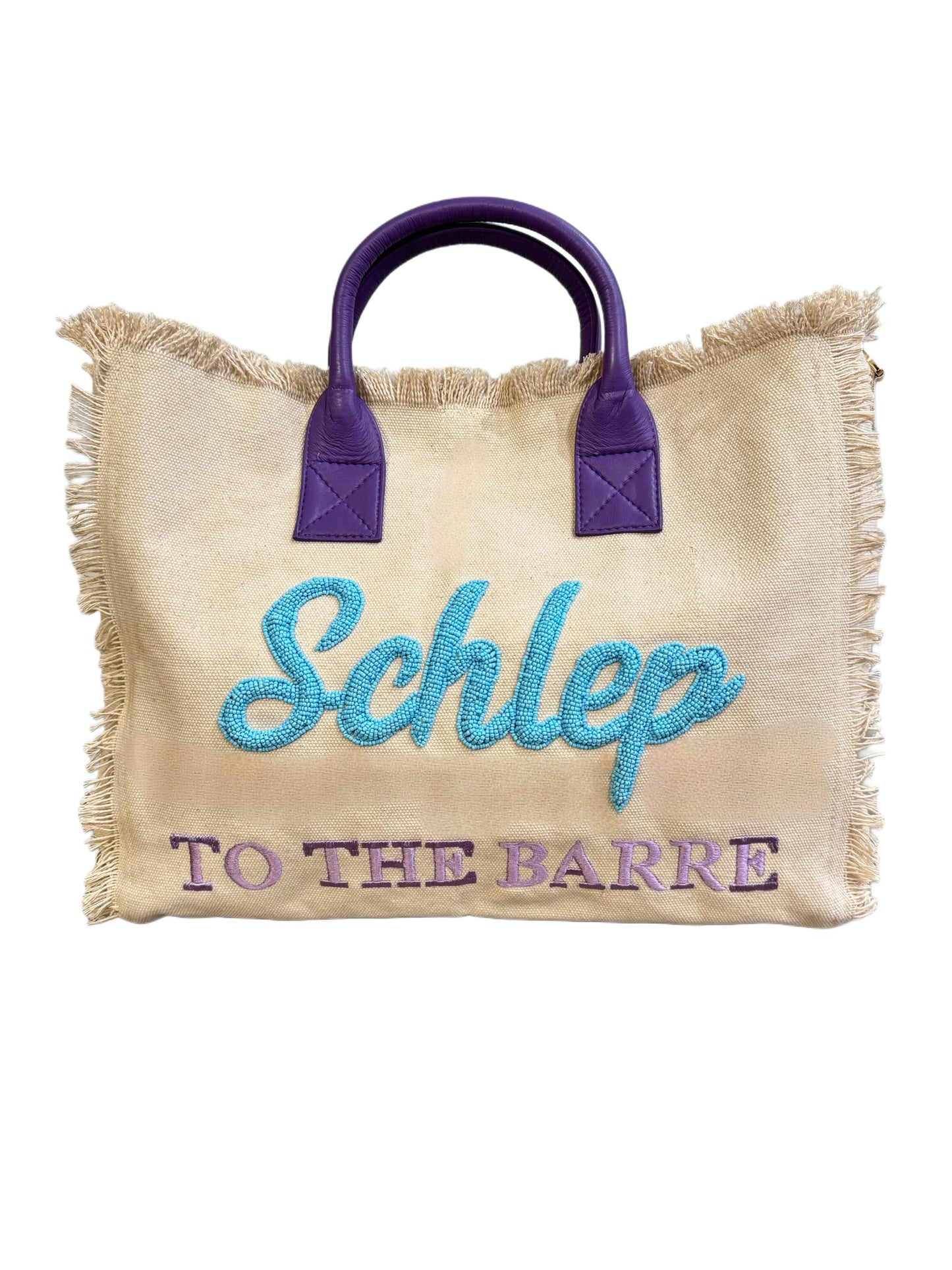 Leather & Embroidery Slouchy