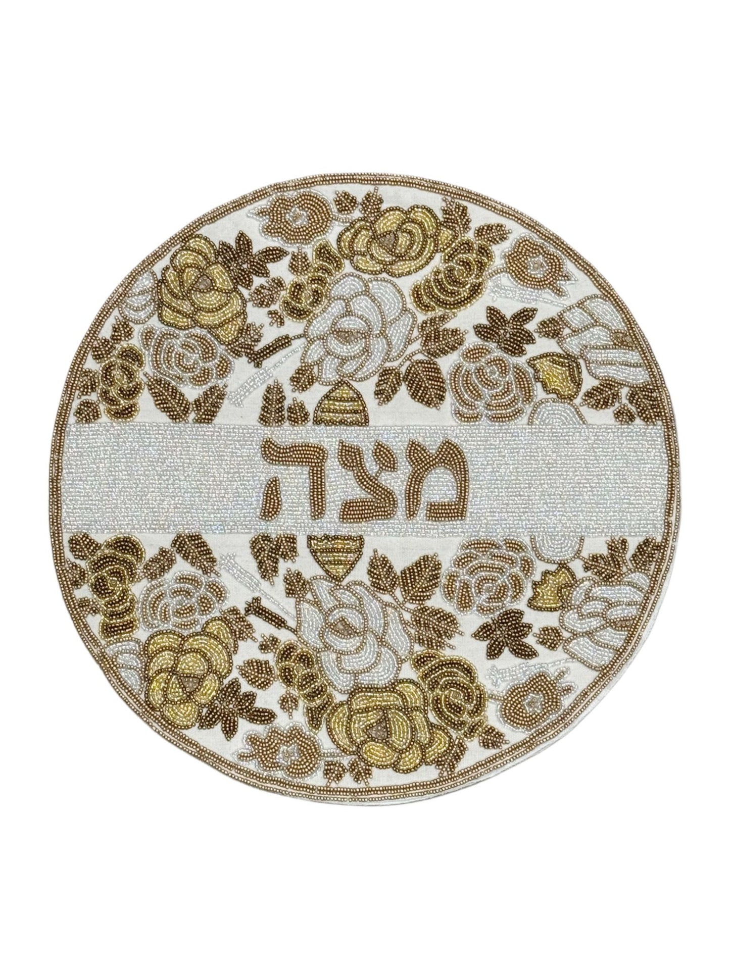 Matzah Cover- Hebrew Floral