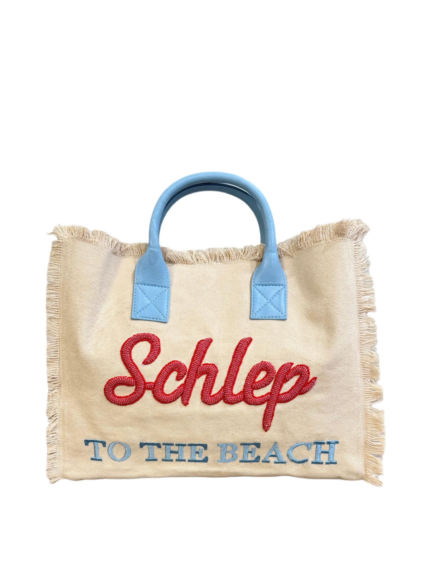 Leather & Embroidery Slouchy