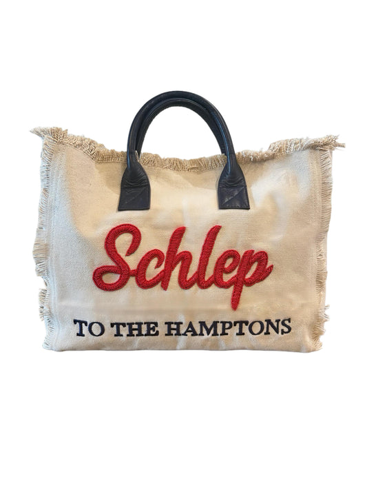 Leather & Embroidery Slouchy